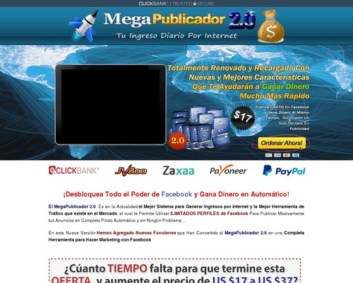 MegaPublicador 2.0 – OFERTA LIMITADA