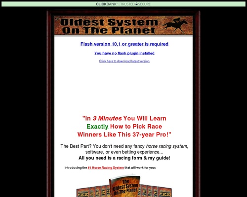 Horse Racing System | The Oldest System on the Planet