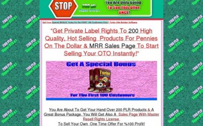 200 PLR Super OTO P1 | PLR Fire sale